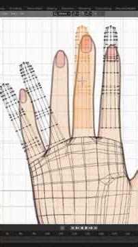 Insane anime character modeling process in blender #blender #b3d #anime #3dmodeling