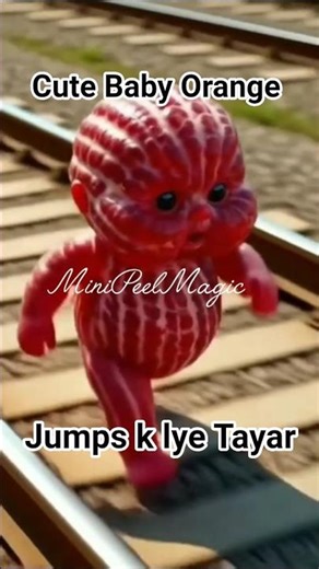Cute Baby Orange | MiniPeel Magic #shorts#cute