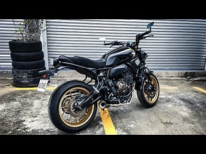 Live exhaust sound reveal on a Yamaha XSR700!!! 🏍🔥🔥🔥