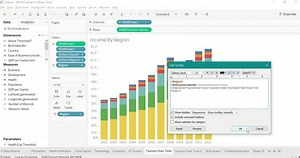 Tableau在工具提示（Tooltip）里面添加图表