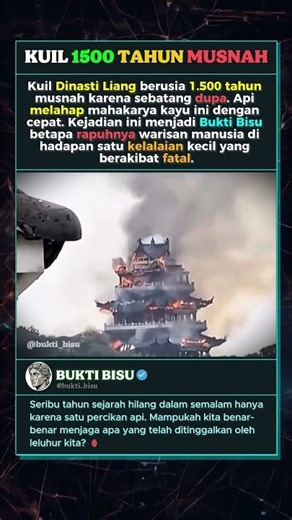 KUIL 1500 TAHUN JADI ABU 🏮
