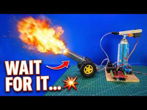 Powerful Gas Cannon Full Build + Program Code 💥 (Step-by-Step Guide)