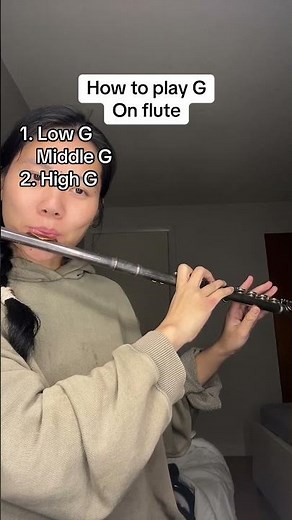 How to play G on flute