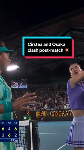 Sorana Cirstea Reacts to Naomi Osaka's Post-Match Energy