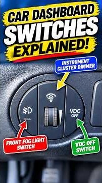What Do These 3 Car Dashboard Buttons Do? Explained Simply #CarDashboard #InstrumentCluster