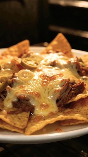 Loaded Cheesy Beef Birria Nachos 🧀🇲🇽🌮