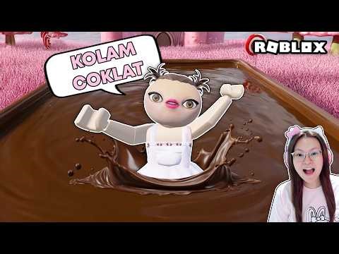 Bathing in a Chocolate Pool?!! [Roblox Indonesia]