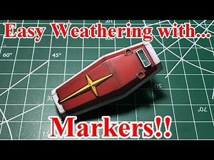 How to use Gundam Real Touch Markers to add shading/weathering