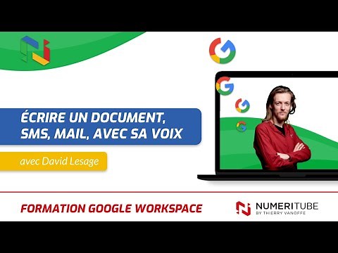 GOOGLE DOCS : LA SAISIE VOCALE