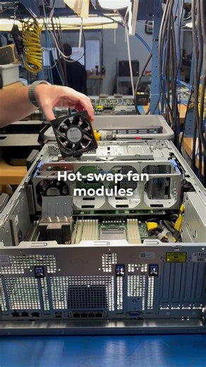 Dell PowerEdge T550 Hot-Swap Fan Demo