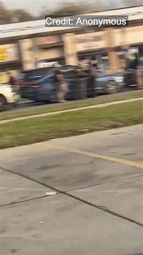A viewer submitted video shows possible law enforcement activity on Aldine Mail Route near Aldine Westfield. At this time, it is not possible to confirm which agency may be involved, and no additional information has been released by agencies in the area. | Houston Stringer