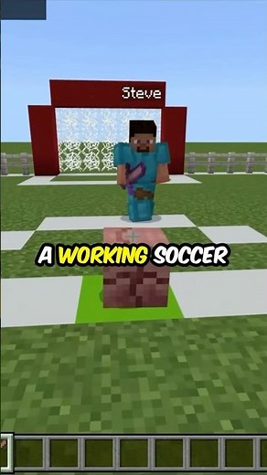 How to make a soccer minigame in minecraft