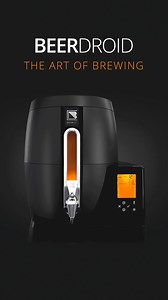 Experience the art, craft and science of brewing with the BeerDroid, the elegant personal brewer you've been dreaming of... It's the world's first fully automated brewing machine, and you can control it no matter where you are using the BrewArt app! http://bit.ly/2CCMn5B | BrewArt