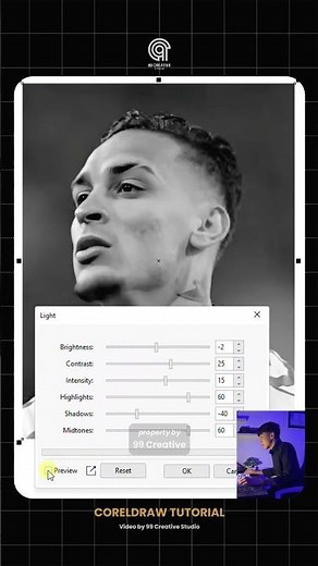 CorelDraw Tips | Use Halftone Effects #coreldraw #begginers #graphicdesigner