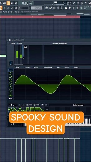 Sound design tutorial: Halloween spooky sine wave #shorts