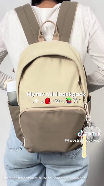 one of my favorite collections from twostrap👀🤍 #twostrap #tasransel #backpack #schoolbag #aestheticbag