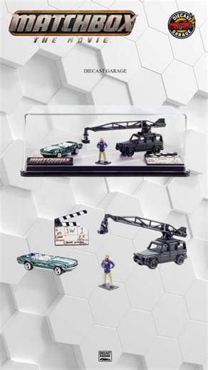 2026 Matchbox - The Movie Director Diorama (JNM21) #fordmustang #mercedesbenzgclass #matchboxmovie