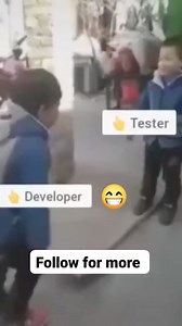 Developer vs Tester.🤣 Coder #java #DSA #fbreels #followersreels #facebookreels #1millionaudition #codingmemes #viralvideochallenge #comedyreels #1views #funnymemes #codingmeme #funnymoments | Coder