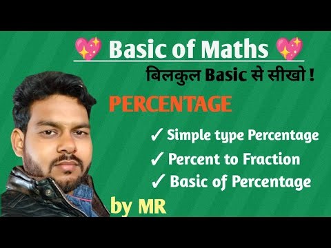Percentage Chapter in Math Explained from Basics | Easy Tricks & Full Concept🔥🔥