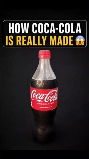 🔥 How Coca-Cola Is Really Made? Secret Recipe Revealed! 😱 | Coca Cola Hack Nobody Knows #foodhacks