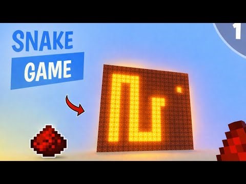 Building a Snake Game From Scratch in Minecraft (Part 1)