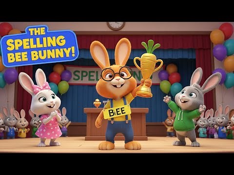 🎬 The Spelling Bee Bunny | Funny & Educational Kids Animation 🐇✨