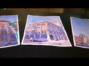 Hidden Gems: Local artist paints watercolor cityscapes