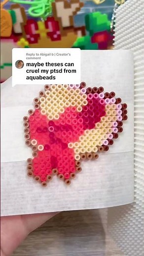 Pixie Beads ASMR | DIY Craft with 2.6mm Mini Fuse Beads | Satisfying Beading Video #fusebeads #diy