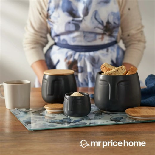 5.2K views · 88 reactions | These fun kitchen canisters are perfect for storing your biscuits, spices and condiments, plus they make a great addition to your kitchen decor. Available in-stores, online or on the Mr Price app. Shop here: https://bit.ly/3PufYPP #mrpricehome Ps. Get FREE CLICK + COLLECT ECONOMY delivery on orders of R650 or more! T’s and C’s Apply. | Mr Price Home | Facebook