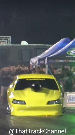 Nitrous mustang shooting for the stars! #dragracing #carculture #shorts