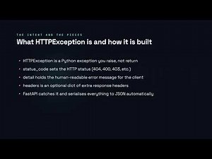 Error Handling with HTTPException - FastAPI for Developers