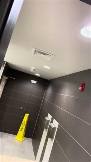 System Sensor Xenon SRL in a McDonalds Bathroom