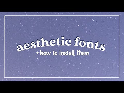 25 FREE Aesthetic Fonts + Download Links