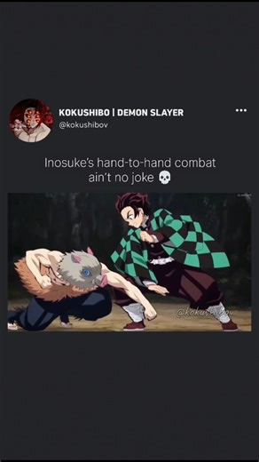 𝗞𝗼𝗸𝘂𝘀𝗵𝗶𝗯𝗼 𝗧𝘀𝘂𝗴𝗶𝗸𝘂𝗻𝗶 on Instagram: "Inosuke’s hand-to-hand combat is actually insane 😭 ‐ ‐ ‐ ‐ ‐ ‐ ‐ - - - - - - - - - - - - - - ♡ ↴ ғᴏʟʟᴏᴡ ᴍᴇ @kokushibov Turn on post notifications⛅️ ‐ ‐ ‐ ‐ ‐ ‐ ‐ - - - - - - - - - - - - - - ♡ ↴ Have a great day/night!🍒 Turn on post notifications⛅️ saves and shares are highly appreciated 💜 Tag your friends if you think they need to watch this 🙂 ❣︎𝚃𝚊𝚐𝚜❣︎ #demonslayer #shinobukochou #nezukokamado #tanjirokamado #giyuuxshinobu #kanaotsuyur