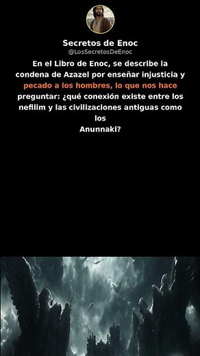 Enoc 13:1 describe la sentencia contra Azazel y su castigo