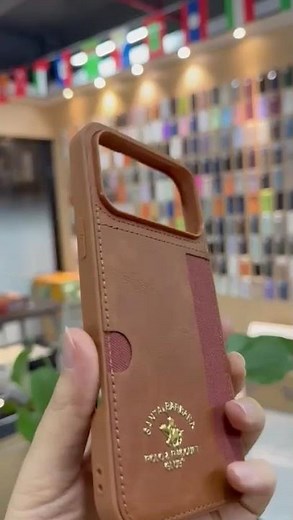 Premium Leather Magnetic iPhone Case | Luxury Magsafe Back Cover for iPhone 🔥