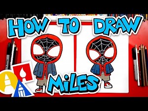 How To Draw Miles Morales - Videos For Kids