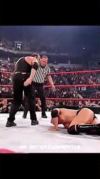 The Rock & Trish Stratus vs Kurt Angle & Vince McMahon 🔥 | SmackDown 2001 #shorts