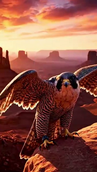 The Sky Devil – The Fastest Hunter on Earth | Peregrine Falcon Speed Dive