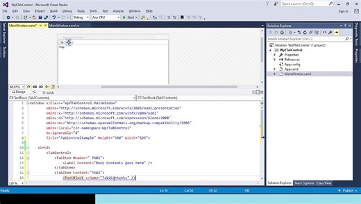 Tab Control in WPF using C# and MVVM pattern: Part-I