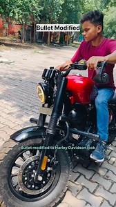 222K views · 1.9K reactions | Part 3 Bullet modified to Harley Davidson (bobber) #reelsfbシ #bikelife #explore #fbreelsvideo #reelsvideoシ #bikemodification #amazingcustom | Bittoo Bike Modification | Facebook