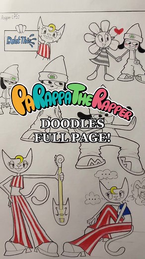 I GOTTA BELIEVE! I’M INLOVE WITH THIS #parappatherapper #parappa #umjammerlammy #playstation #fanart #sketchbook #silly #funky #укрхудожниця #sapridart