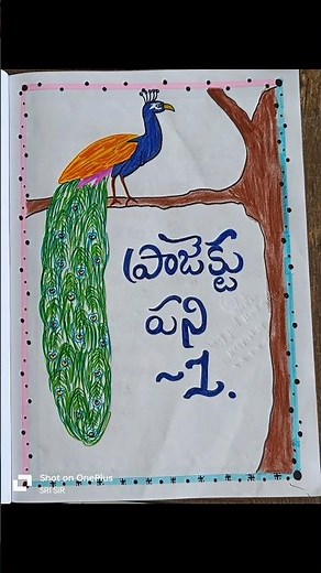 # 7th class telugu shathaka padhyaalu project work #