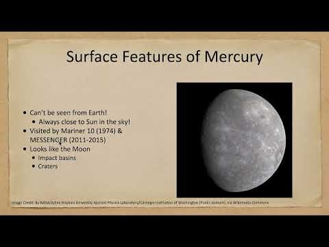 Chapter 9 - Lesson 4 - Mercury