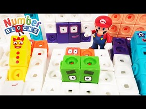 Numberblocks - Fill in the Gaps with Super Mario | Fun Math Toy Blocks Learning for Toddlers