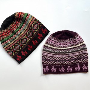 Beanie 100% ALPACA Adults Unisex. Mountain Eve Peruvian Beanie. Llama Design - Etsy