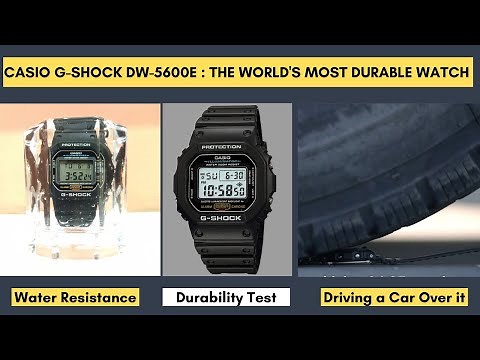 Casio G Shock DW5600E-1V I The World's Most Durable Watch I Guinness World Record ⚡️⚡️⚡️