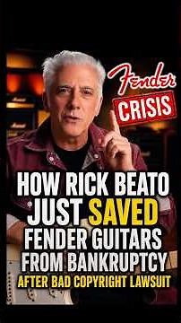 How Rick Beato Just Saved Fender Guitars From Bankruptcy after Bad Copyright Lawsuit