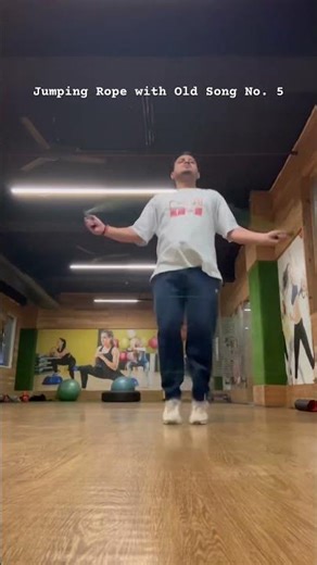 Jump Rope exercise with Old Song No. 5 | Jumping Rope | SkippingWorkout #cardio #gym
