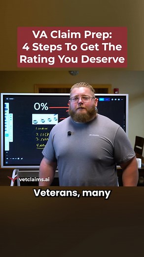 The Vetclaims.ai step by step guide on how we ensure getting you the rating you deserve